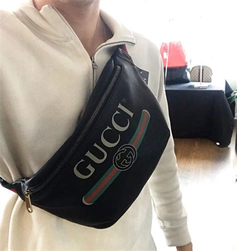 gucci large fanny pack|authentic gucci fanny pack.